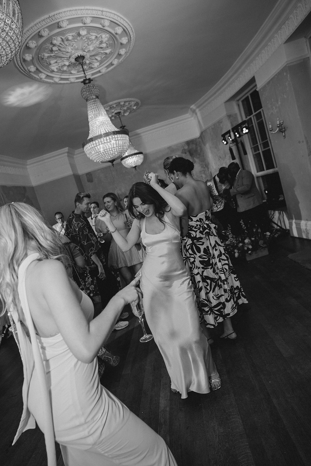 Guests dancing in Ripple Court Estates Ballroom
